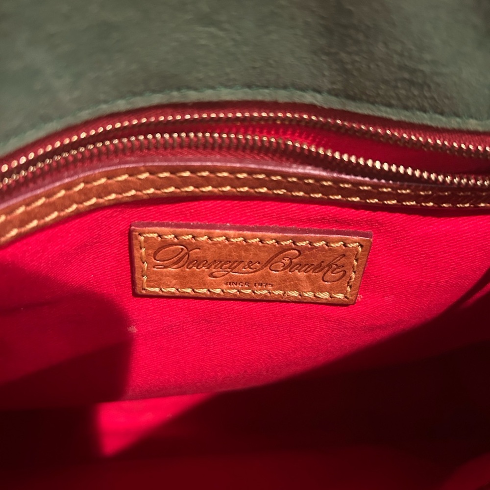 Dooney & Bourke Natural Brown EUC Florentine Leather Allison Crossbody - Picture 3 of 10